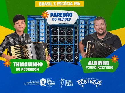 Leia mais sobre o artigo Prefeitura de São José do Egito divulga programação do FESTESJE para os dias de São João