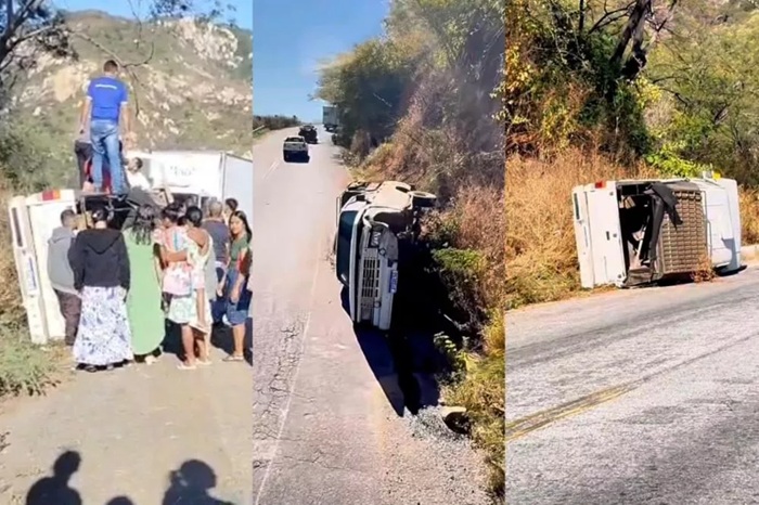 Leia mais sobre o artigo Caminhonete perde freios na Serra de Teixeira, mas motorista evitou tragédia
